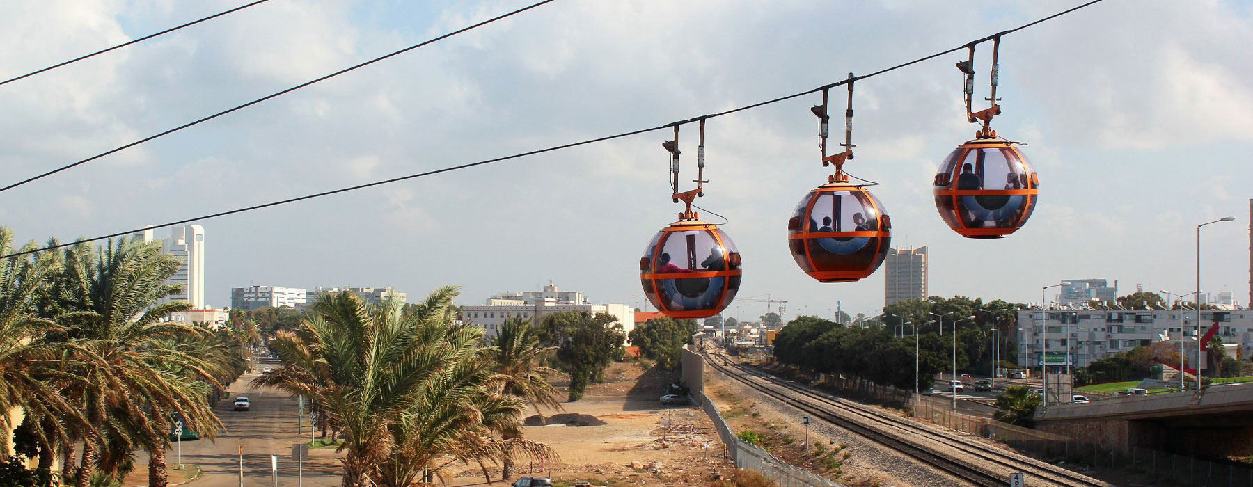 Cable Car in Haifa